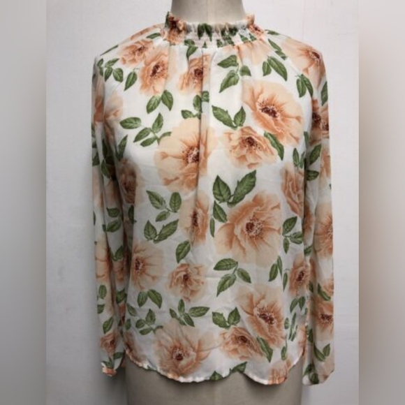 Womens small floral top - Picture 1 of 2